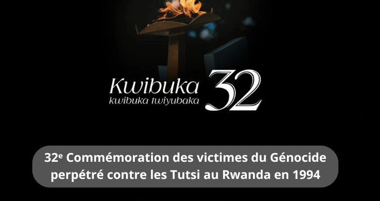 32ème Commémoration des victimes du Génocide perpétré contre les Tutsi, programme des activités commémoratives en Belgique.