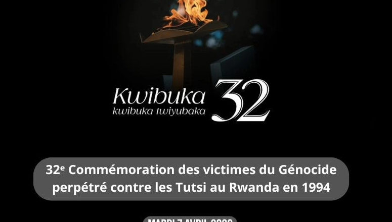 32ème Commémoration des victimes du Génocide perpétré contre les Tutsi, programme des activités commémoratives en Belgique.